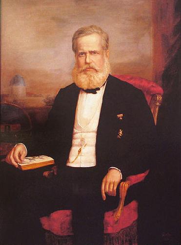 Delfim da Camara Portrait of Dom Pedro II oil painting image